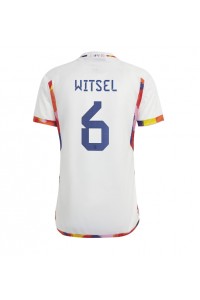 België Axel Witsel #6 Voetbaltruitje Uit tenue WK 2022 Korte Mouw